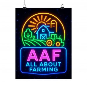 AAF Neon Farming Poster